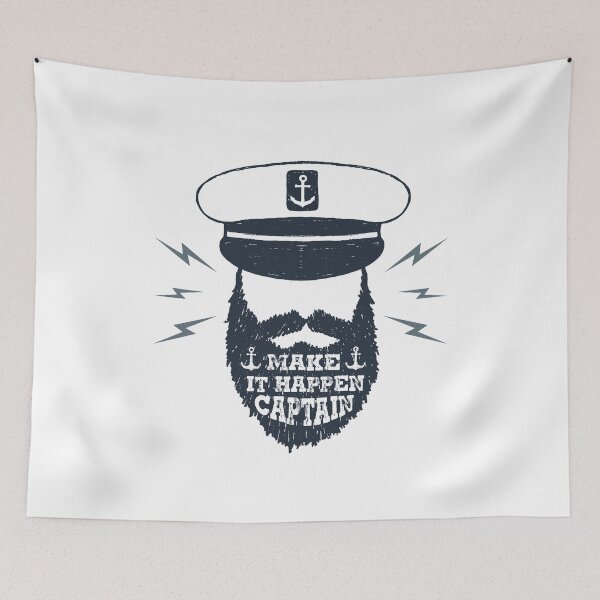 Item preview, Make It Happen Captain designed and sold by Sloth Astronaut.