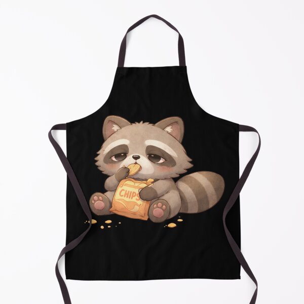 Item preview, 2AM Snack Raccoon | Cute Kawaii Aesthetic | Relatable Late Night Mood Design designed and sold by The Mood Index.