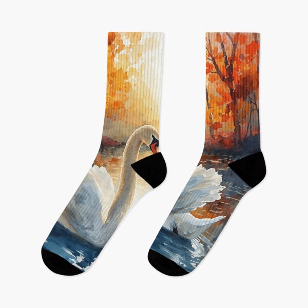 Item preview, Swans in love  painting  designed and sold by Heaven1111.