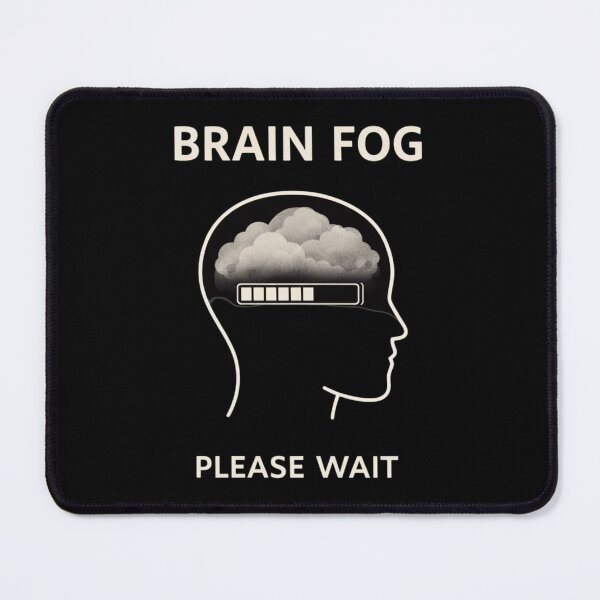 Item preview, Brain Fog Please Wait Shirt – Funny Mental Fog Design – Minimal Loading Brain designed and sold by Tropivaro.