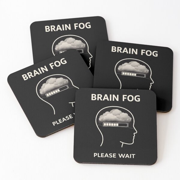 Item preview, Brain Fog Please Wait Shirt – Funny Mental Fog Design – Minimal Loading Brain designed and sold by Tropivaro.