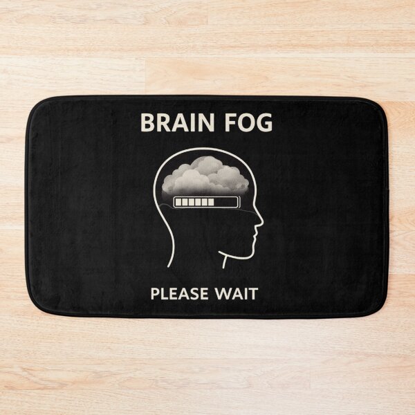 Item preview, Brain Fog Please Wait Shirt – Funny Mental Fog Design – Minimal Loading Brain designed and sold by Tropivaro.
