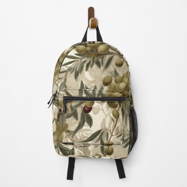 Item preview, Mediterranean Olive Branch Vintage Botanical Pattern designed and sold by pinkal.