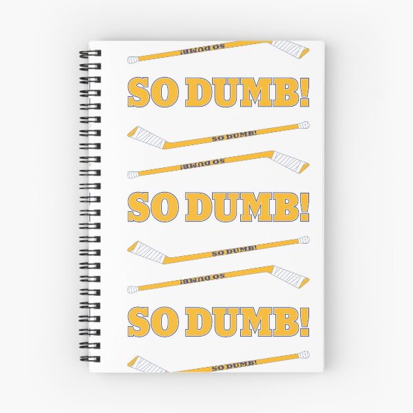 Item preview, SO DUMB! with sticks. In Buffalo Sabres colors. designed and sold by Hattrixz.