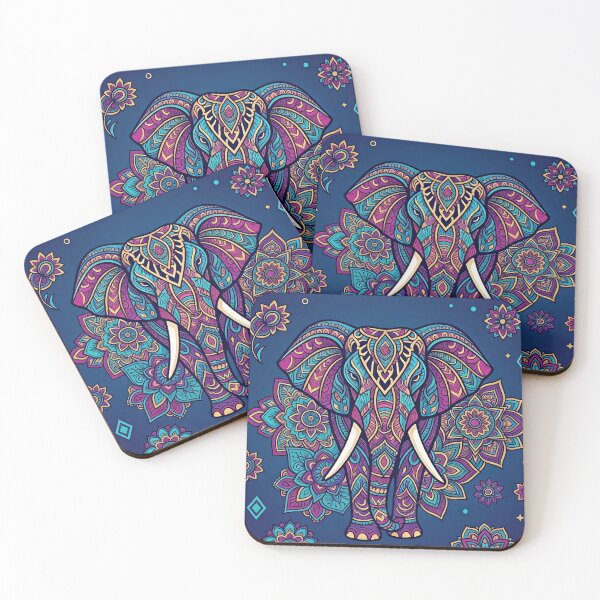 Item preview, Intricate Boho Mandala Elephant Indian Art designed and sold by Yogeshrock.