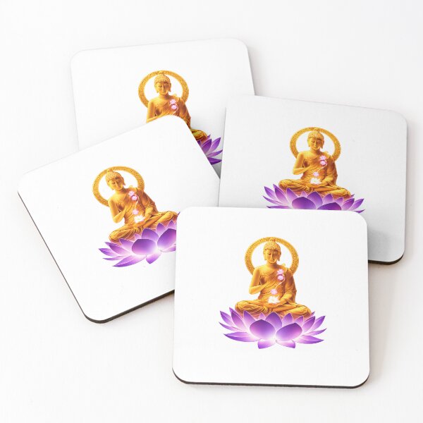 Item preview, Golden Buddha Lotus Spiritual Meditation Design designed and sold by Gezonde-Voeding.