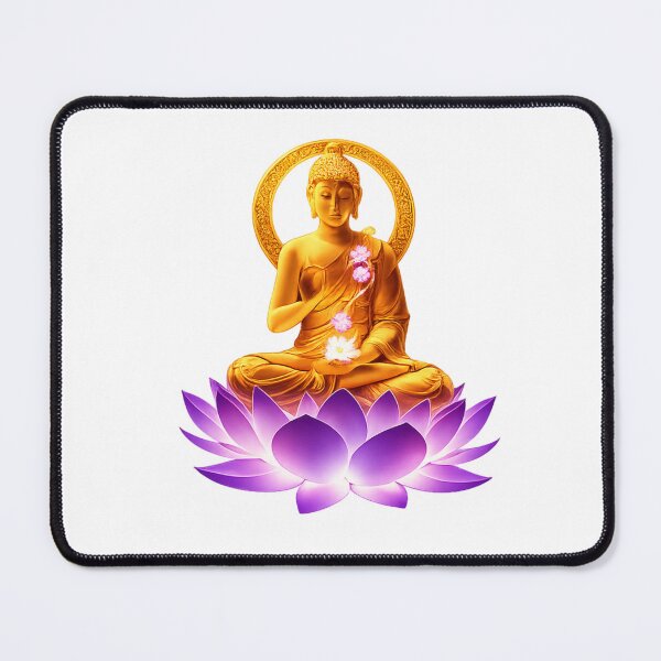 Item preview, Golden Buddha Lotus Spiritual Meditation Design designed and sold by Gezonde-Voeding.