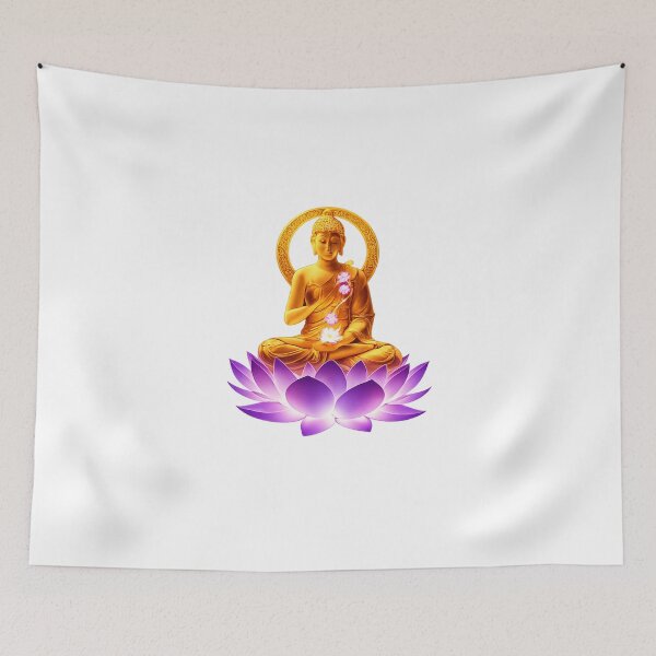 Item preview, Golden Buddha Lotus Spiritual Meditation Design designed and sold by Gezonde-Voeding.