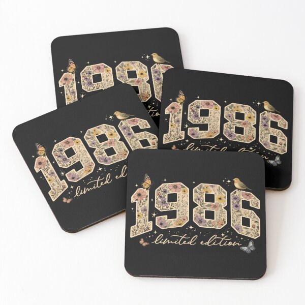 Item preview, Floral 40th Birthday Limited Edition 1986 designed and sold by Blok45.