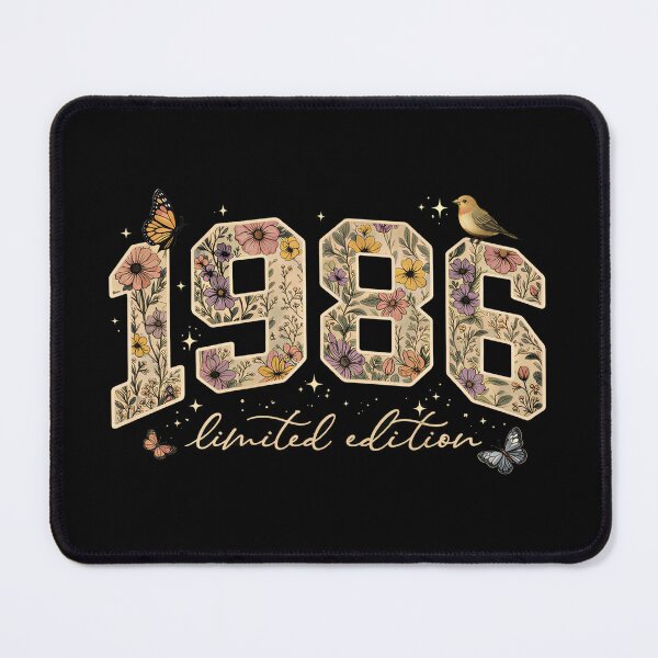 Item preview, Floral 40th Birthday Limited Edition 1986 designed and sold by Blok45.
