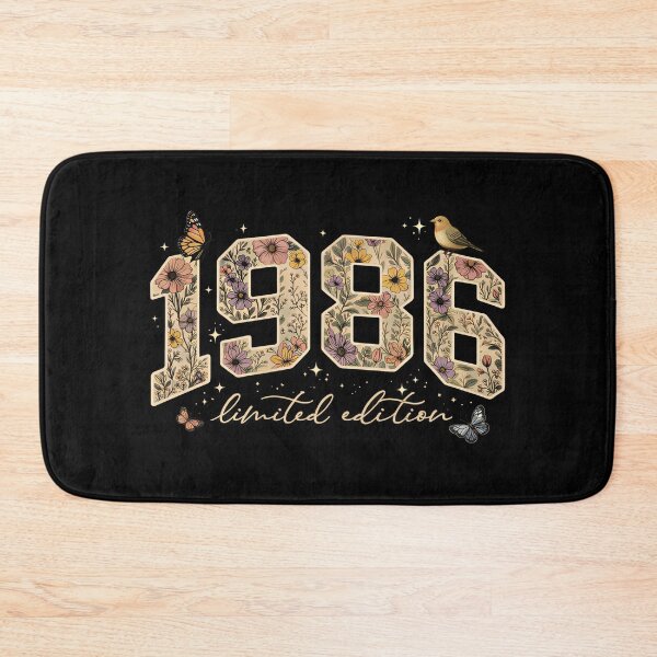 Item preview, Floral 40th Birthday Limited Edition 1986 designed and sold by Blok45.