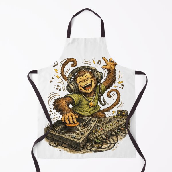 Item preview, Happy Monkey DJ designed and sold by photoparadise22.