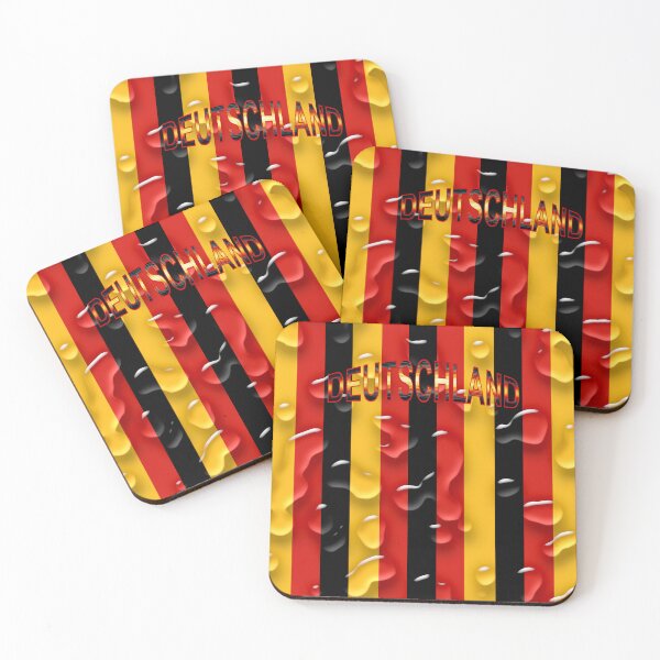 Item preview, Germany Red Yellow Black Water Drop designed and sold by Kimenta Fashion.