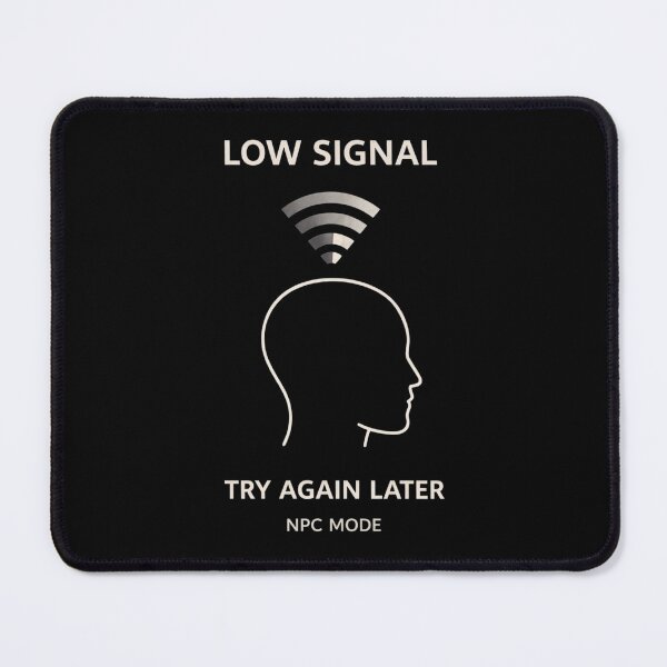 Item preview, Low Signal Shirt – Try Again Later – Funny Introvert Tech Humor Design designed and sold by Tropivaro.