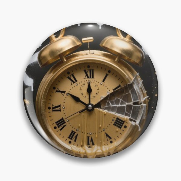 Artikelvorschau, Rise And Grind Gold Clock Dark Luxury Art Print Motivational Street Art Poster entworfen und verkauft von sayntastic.