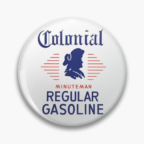 Item preview, Vintage Colonial Minuteman Gasoline designed and sold by QuayTradingCo.