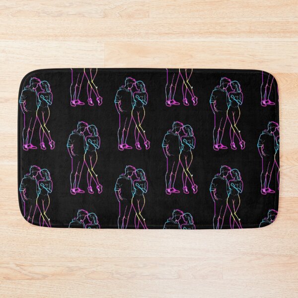Item preview, Minimalist Neon Couple Outline - Aesthetic Line Art designed and sold by DesertFlowArt.