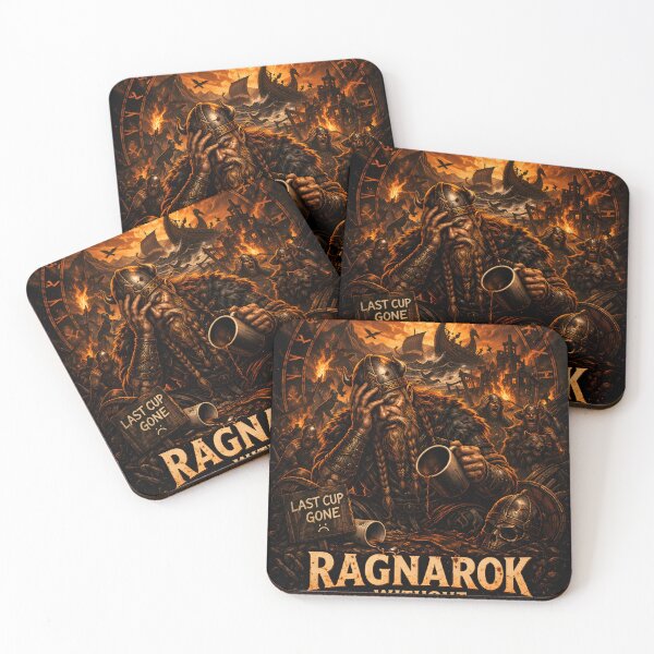 Item preview, Ragnarok Without Coffee – Funny Viking Coffee Apocalypse Norse Mythology Design designed and sold by Runes & Embers .