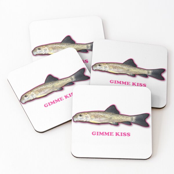 Item preview, White sucker Gimme Kiss designed and sold by FergFish.