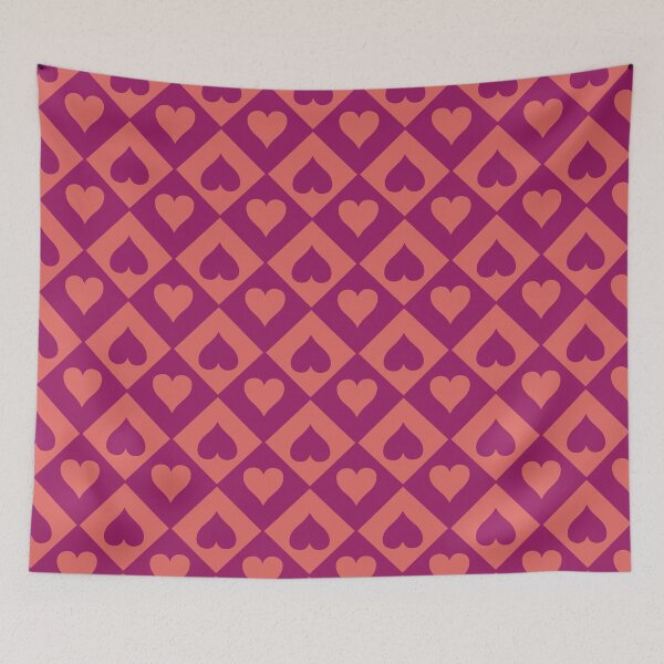 Item preview, Pink and Purple Heart Pattern designed and sold by The Innocent Ghost Project.