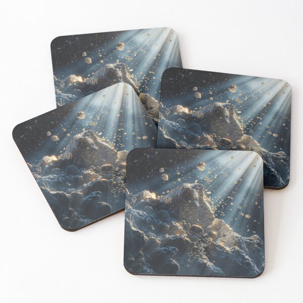 Item preview, Asteroid Field Sunlight Space Scene designed and sold by QuantumDrift.