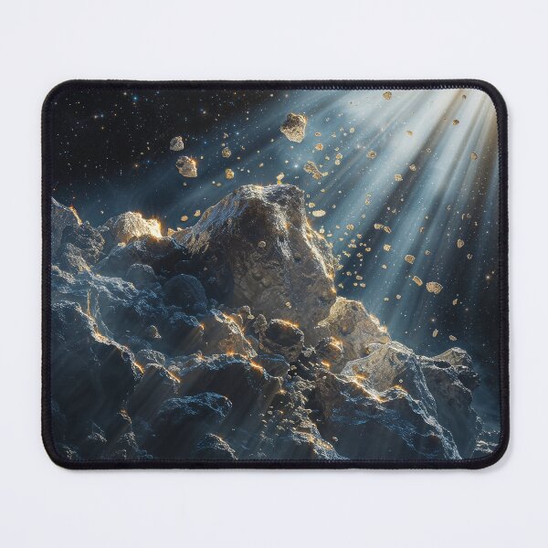 Item preview, Asteroid Field Sunlight Space Scene designed and sold by QuantumDrift.