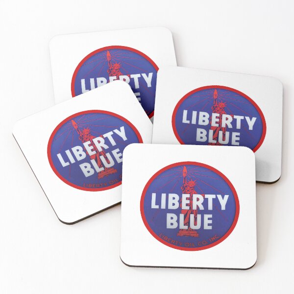 Artikelvorschau, Vintage Liberty Blue Öl entworfen und verkauft von QuayTradingCo.