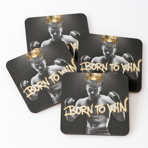 Item preview, Born To Win Boxer Gold Crown Dark Luxury Art Print Motivational Street Art Poster designed and sold by sayntastic.