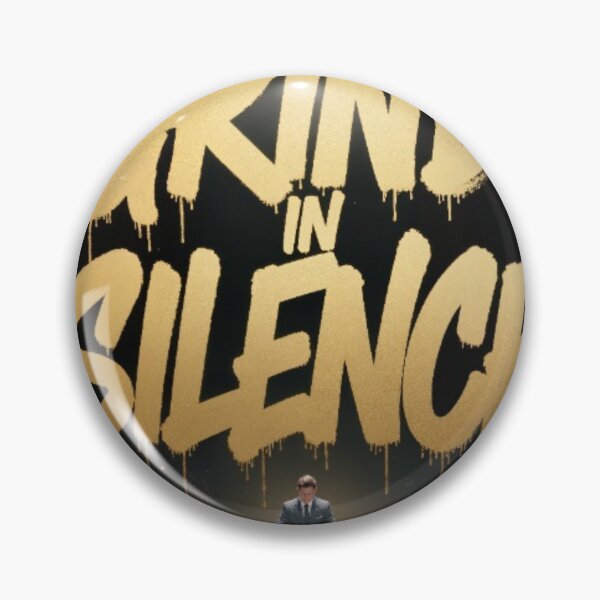 Item preview, Grind In Silence Dark Luxury Art Print Gold Graffiti Motivational Street Art Poster designed and sold by sayntastic.