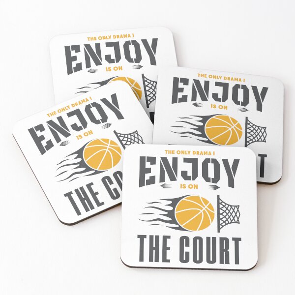 Item preview, The Only Drama I Enjoy Is On The Court Basketball Quote designed and sold by Abaseen.
