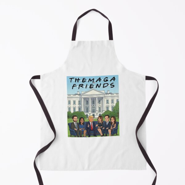 Item preview, The One With The MAGA Friends Funny Political Satire Cartoon designed and sold by JVDesignsShop.