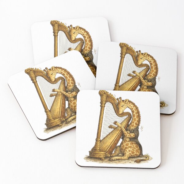 Item preview, Elegant Giraffe Harpist designed and sold by photoparadise22.