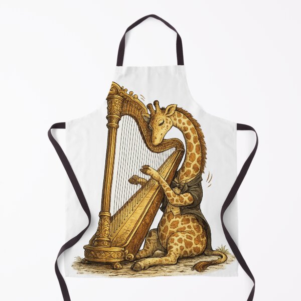 Item preview, Elegant Giraffe Harpist designed and sold by photoparadise22.