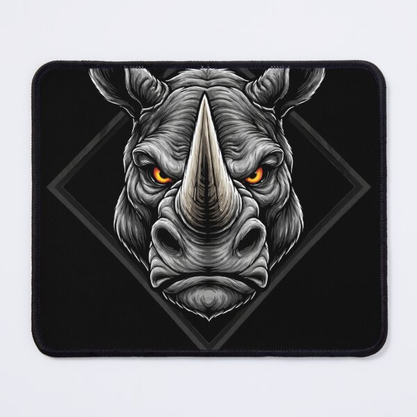 Item preview, Fierce Rhino Head Design designed and sold by Prestige Parlor.