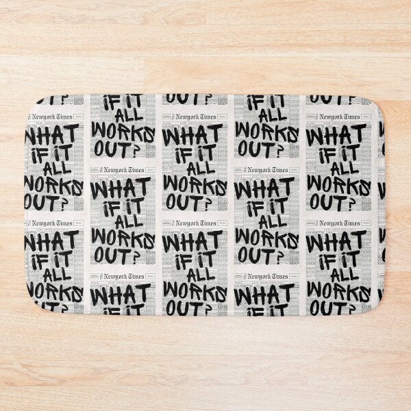 Item preview, What if it all works out? Motivational Quote designed and sold by nicodacap.