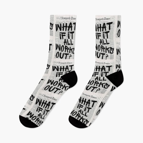 Item preview, What if it all works out? Motivational Quote designed and sold by nicodacap.