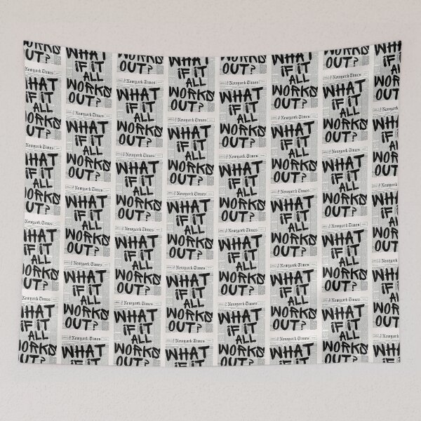 Item preview, What if it all works out? Motivational Quote designed and sold by nicodacap.