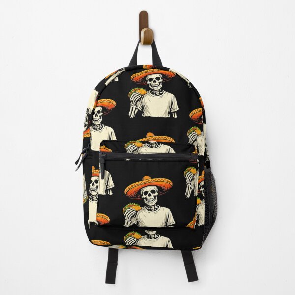 Item preview, Funny Skeleton Eating Taco Cinco De Mayo Mexican Food designed and sold by Ali-printshop.