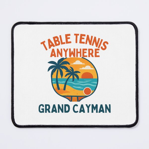 Item preview, Grand Cayman Table Tennis Anywhere Retro Beach Sunset Ping Pong designed and sold by OhMyPingCo.