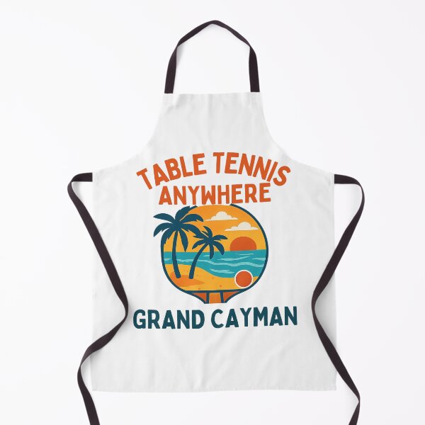 Item preview, Grand Cayman Table Tennis Anywhere Retro Beach Sunset Ping Pong designed and sold by OhMyPingCo.