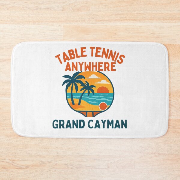 Item preview, Grand Cayman Table Tennis Anywhere Retro Beach Sunset Ping Pong designed and sold by OhMyPingCo.