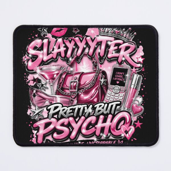 Item preview, Slayyyter Pretty But Psycho Aesthetic T-Shirt Y2K Pink Girly Savage Graphic Cute But Savage Trendy Design designed and sold by Nixora.