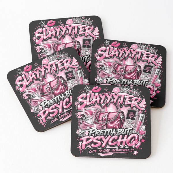 Item preview, Slayyyter Pretty But Psycho Aesthetic T-Shirt Y2K Pink Girly Savage Graphic Cute But Savage Trendy Design designed and sold by Nixora.