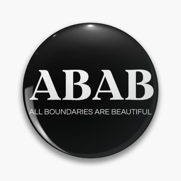 Item preview, ABAB – All Boundaries Are Beautiful (white) designed and sold by no-blueprint.