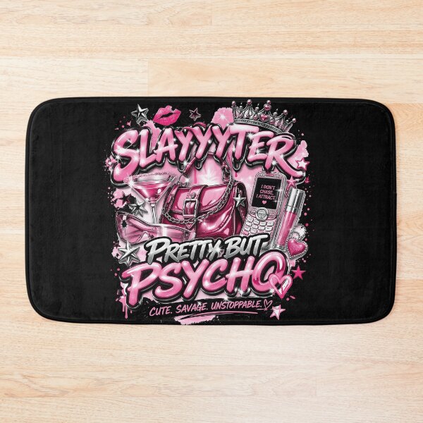 Item preview, Slayyyter Pretty But Psycho Aesthetic T-Shirt Y2K Pink Girly Savage Graphic Cute But Savage Trendy Design designed and sold by Nixora.