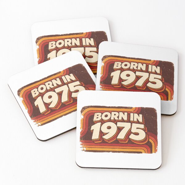 Item preview, Born in 1975 – Retro 70s Vintage Aesthetic designed and sold by mirojurin by AXXISS .