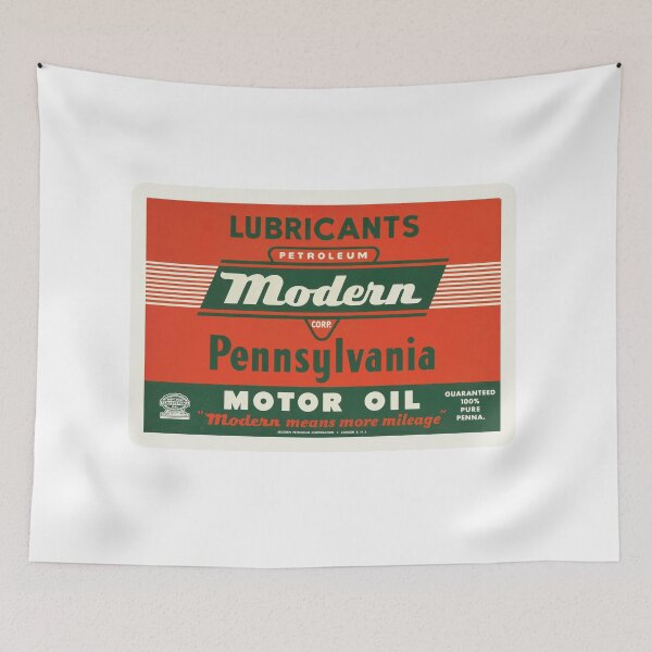 Item preview, Vintage Modern Pennsylvania Motor Oil designed and sold by QuayTradingCo.