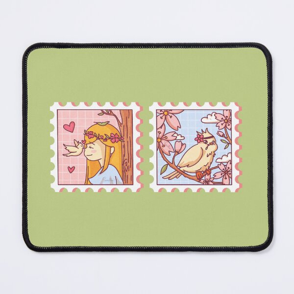 Item preview, Celestial Zodiac - Virgo - cute girl and a bird designed and sold by LilysAAtelier.