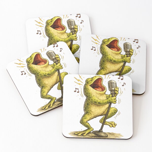 Item preview, Rockstar Frog Singer designed and sold by photoparadise22.