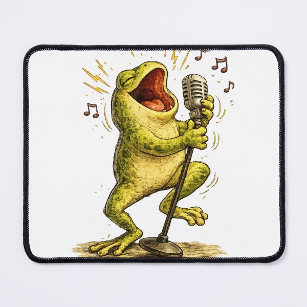 Item preview, Rockstar Frog Singer designed and sold by photoparadise22.